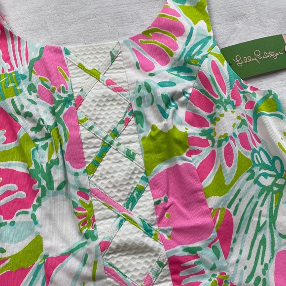 NWT Lilly Pulitzer Cathy shift flamingo pink sz 00 - Picture 2 of 10